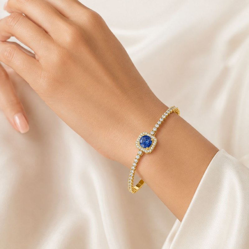 PULSERA DE ENCHAPE PARA DAMA 11CM