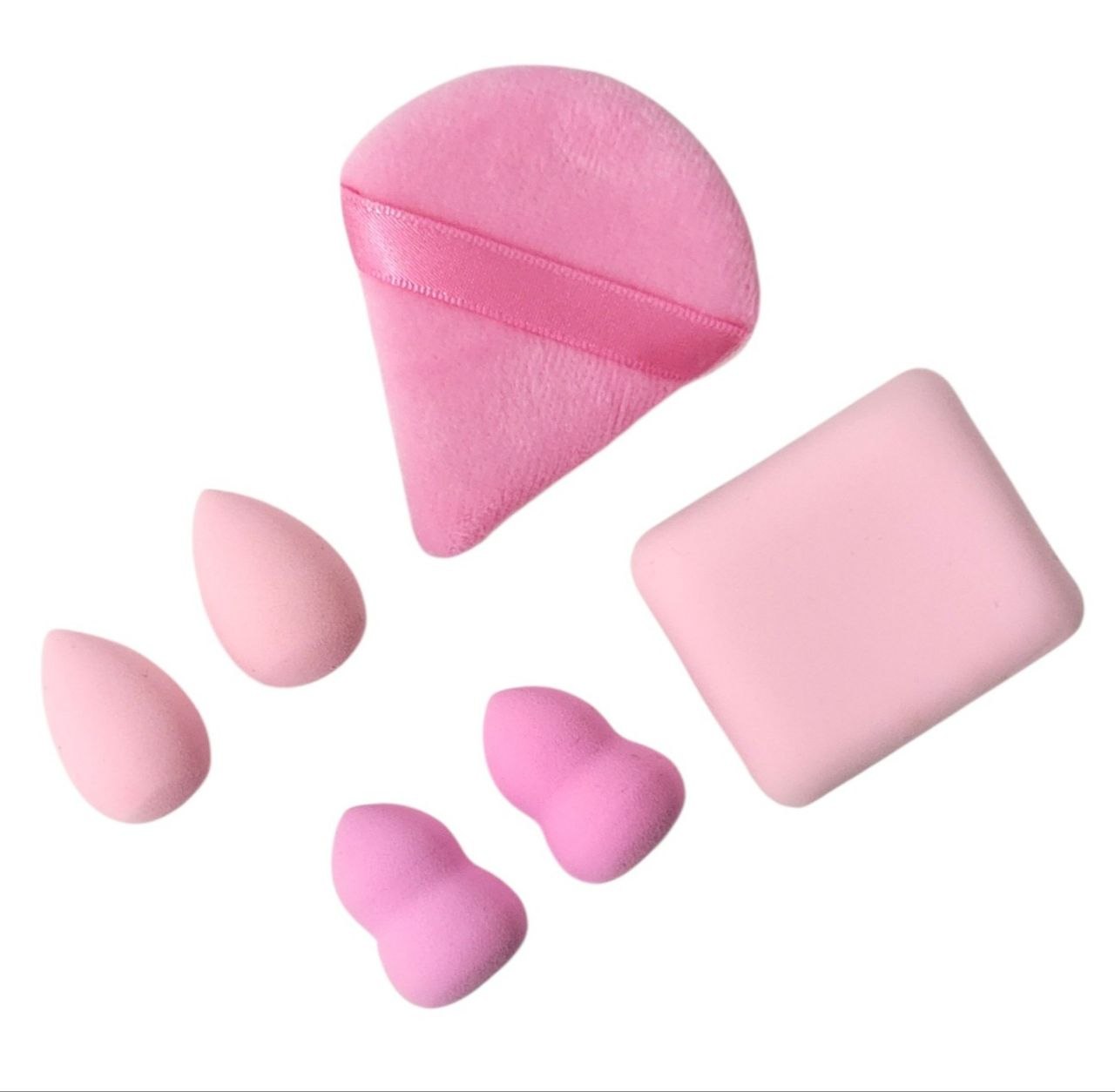 SET DE ESPONJAS U BORLAS DE MAQUILLAJE KISS LOVELY