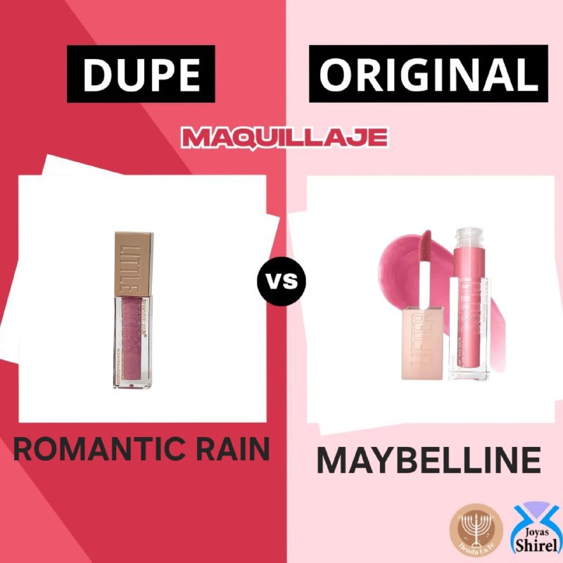 BRILLO LABIAL HIDRATANTE DE ACIDO HIALURONICO ROMANTIC RAIN 5ML (DUPE DE MAYBELLINE)