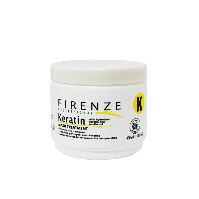 MASCARILLA DE TRATAMIENTO DEL CABELLO PROFUNDO CON KERATINA PARA PROLONGAR EL ALISADO FIRENZE 400ML