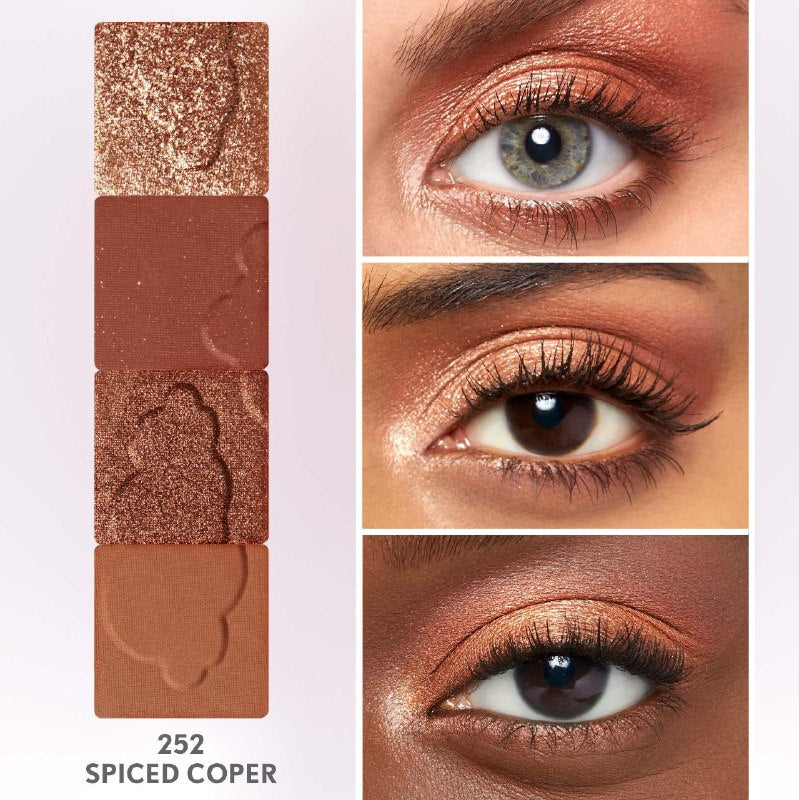 SOMBRAS DE OJOS EN PALETA CON EXTRACTO DE ARROZ  TONO 252 SPICED COPPER COVERGIRL 4G