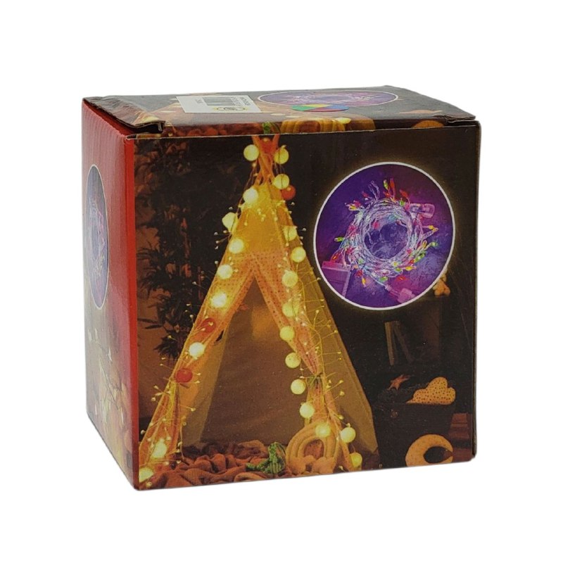 LUCES DECORATIVAS NAVIDEÑAS PARA INTERIORES O EXTERIORES LED BLANCA 9X7.5X9CM