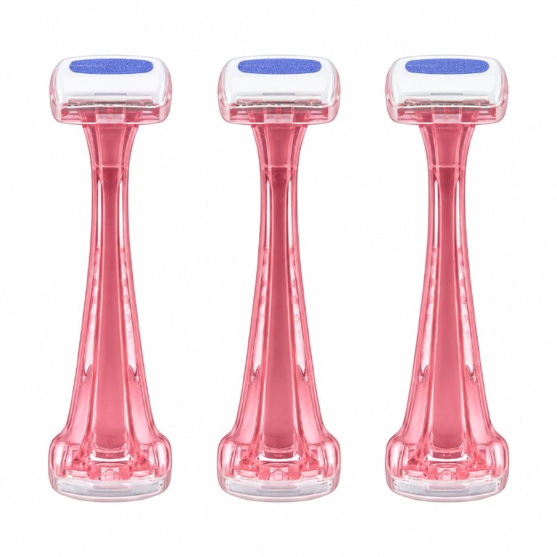 SET DE 3 RASURADORAS AFEITADORAS FEMENINAS DE PRECISION DE ACERO INOXIDABLE MODESS