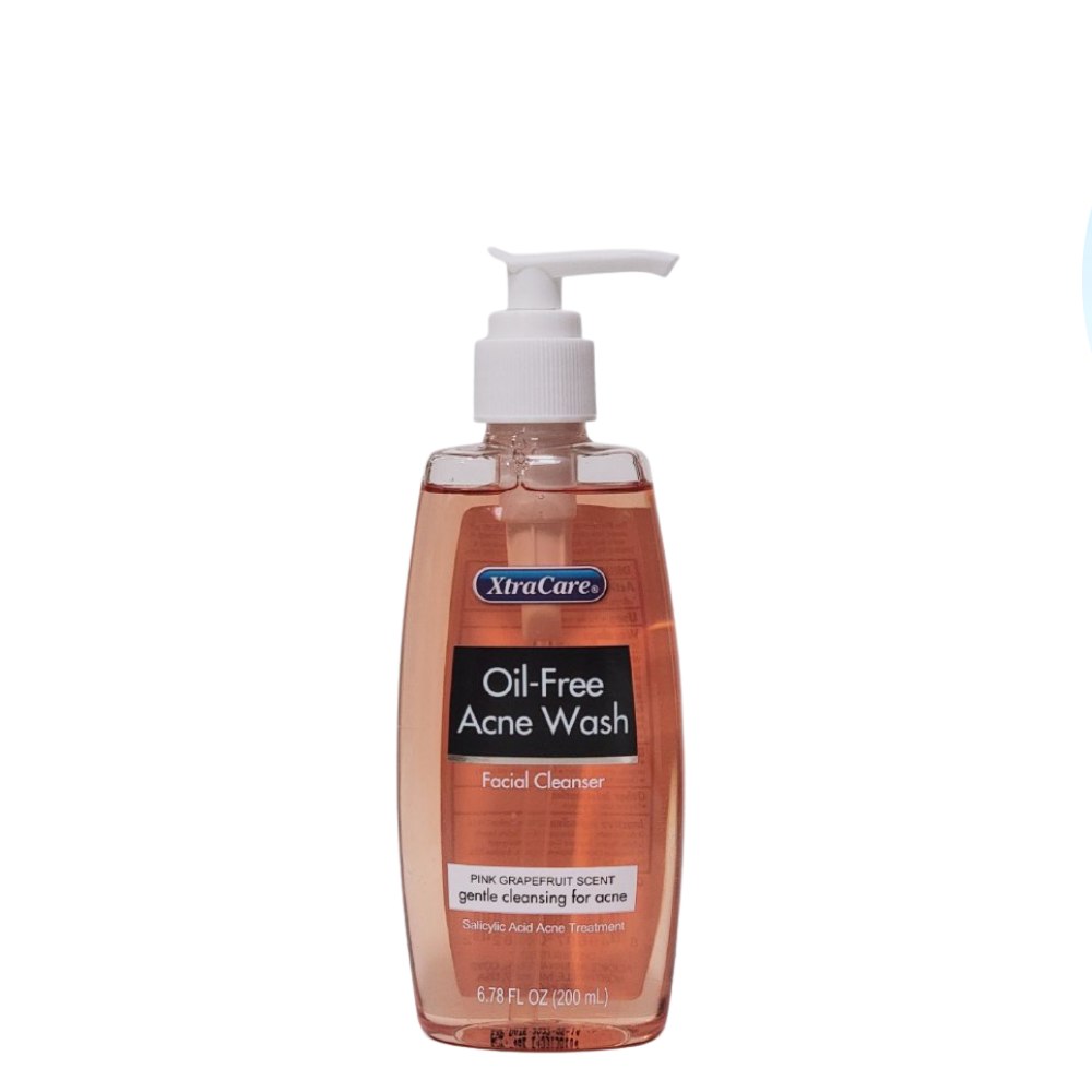 LIMPIADOR FACIAL SIN ACEITE PARA EL ACNÉ CON ÁCIDO SALICÍLICO Y POMELO ROSA XTRACARE 200ML