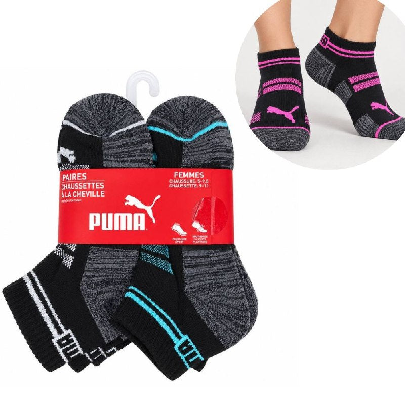 CALCETA TOBILLERA PUMA ORIGINAL PARA MUJER 6 PARES TALLA 9-11