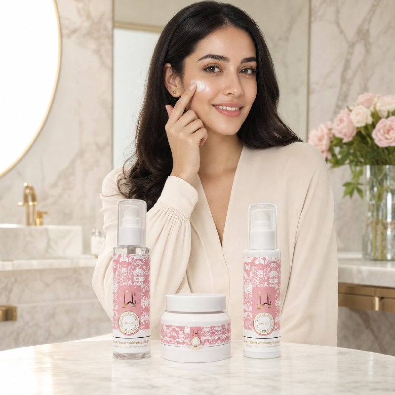 SET DE CUIDADO FACIAL TRIPLE HIDRATACION, ANTIARRUGAS Y EFECTO ACLARANTE HGZRLY (AROMA SIMILAR LATTAFA YARA)