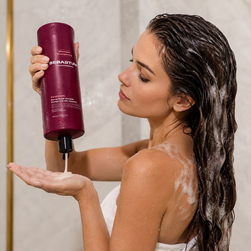 SHAMPOO PROFESIONAL DE LIMPIEZA REPARADORA CON PROTEINAS SEBASTIAN PROFESSIONAL 1000ML