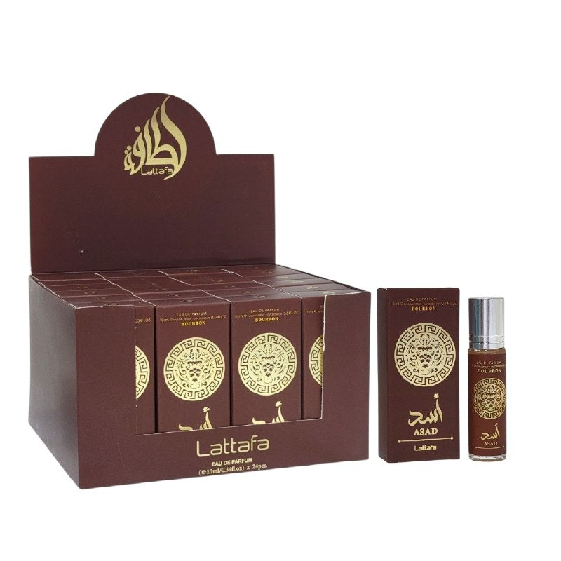 PERFUME ECONOMICO ARABE ASAD BOURBON LATTAFA 10ML