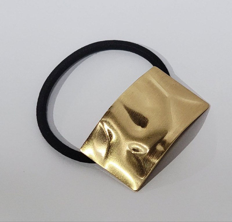 COLA DECORATIVA METALICA PARA EL CABELLO COLOR DORADO VARIOS ESTILOS PONY CUFFS