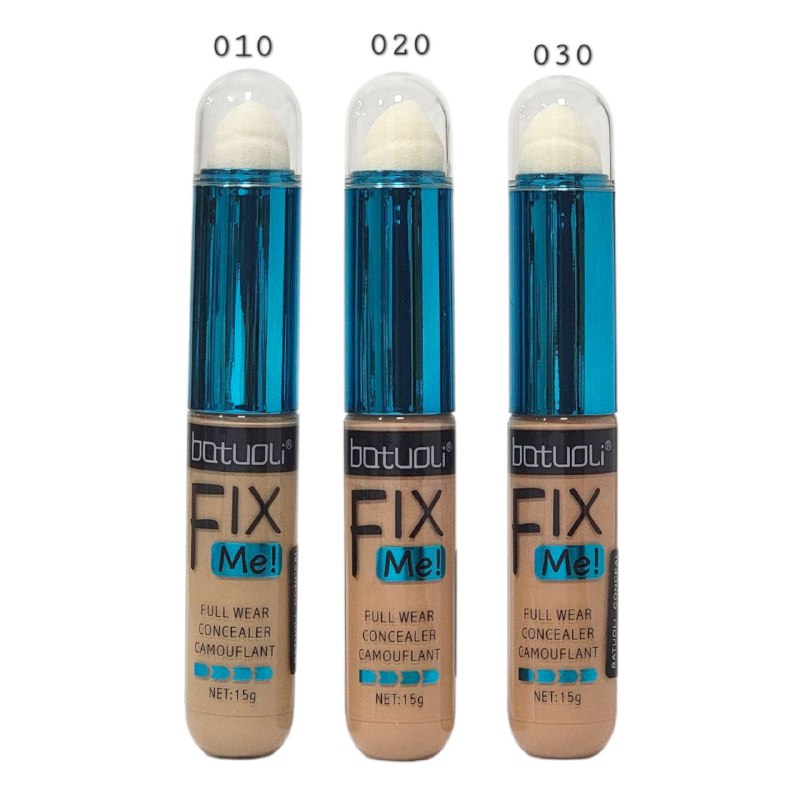 CORRECTOR FLUIDO LIGERO DURADERO 24H ACABADO MATE NATURAL BATUOLI 15G (DUPE DE MAYBELLINE)