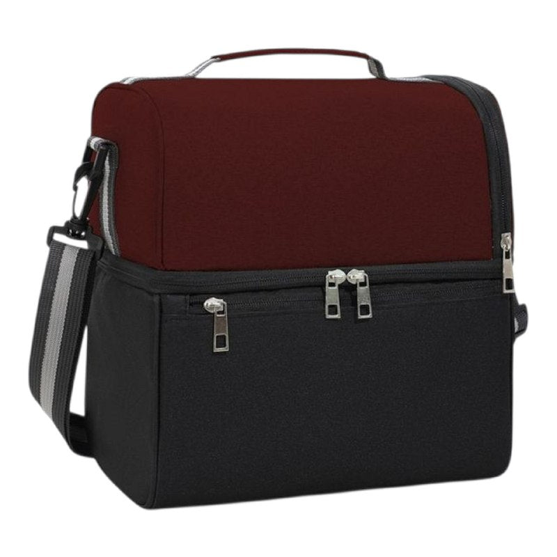 LONCHERA TERMICA DE GRAN CAPACIDAD IMPERMEABLE 25X26CM