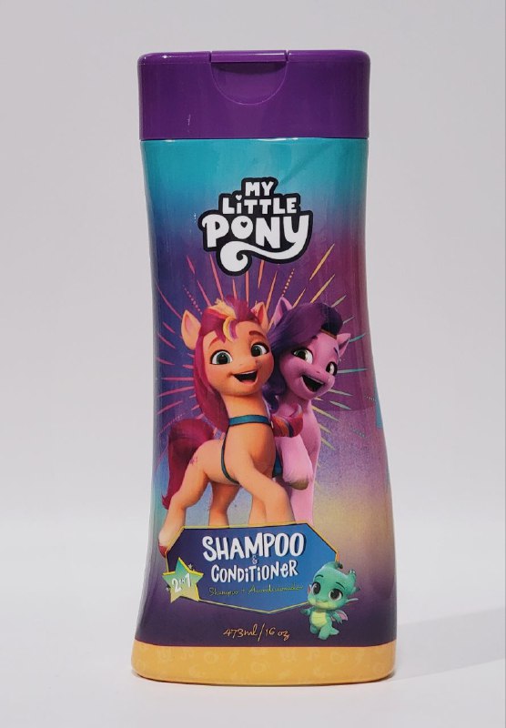 SHAMPOO PARA NIÑOS 2 EN 1 LIMPIA Y SUAVIZA CON AROMA AGRADABLE DE MY LITTLE PONY NEVADA KIDS 473ML