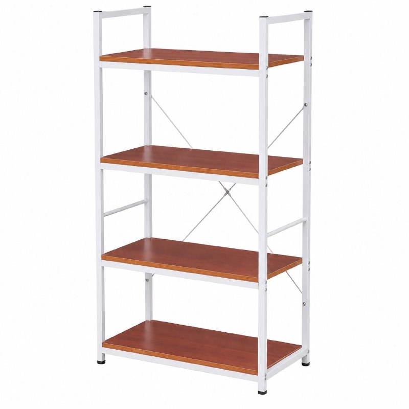 ESTANTE ORGANIZADOR DE 4 NIVELES VERTICAL RESISTENTE PARA EL HOGAR O OFICINA 123X41X9.5CM