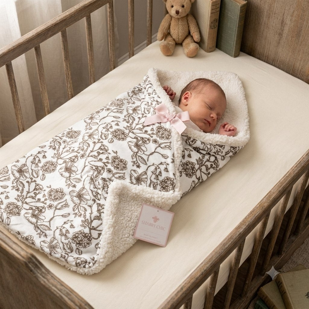 FRAZADA MANTA PARA BEBE DE VELLON SUPER SUAVE BENELI HOME 76X101CM