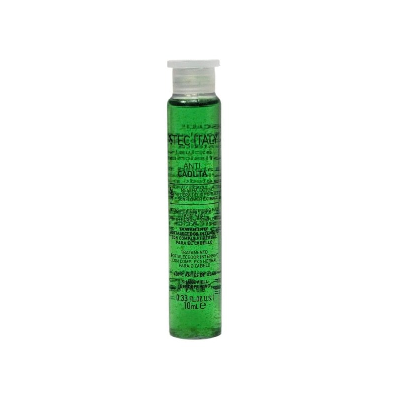 TRATAMIENTO PARA EL CABELLO FORTALECEDOR ANTICAIDA DE EXTRACTO DE MENTA EN AMPOLLA TEC ITALY 10ML