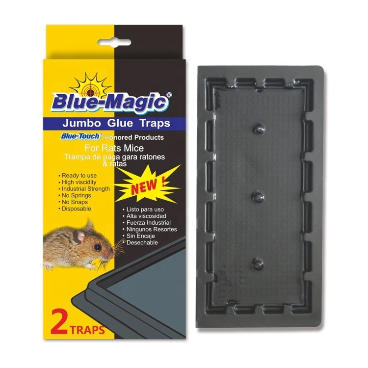 TRAMPA ADHESIVA PARA RATONES DE ALTA VISCOSIDAD Y FUERZA BLUE MAGIC 2UND 13X27CM