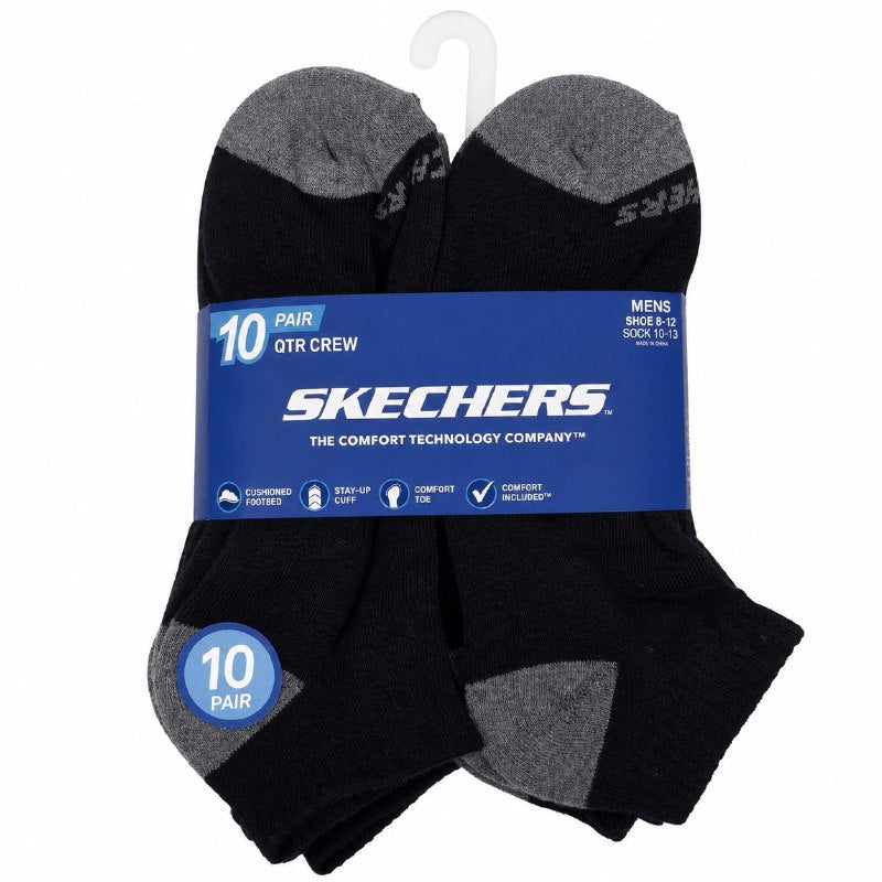 CALCETA TOBILLERA ORIGINAL SKECHERS 10 PARES PARA HOMBRE