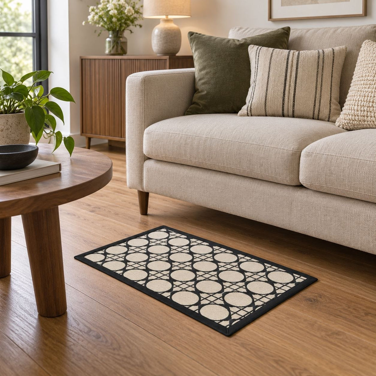 ALFOMBRA ANTIDESLIZANTE DECORATIVA BENELI HOME ONLYSUN 74X45CM