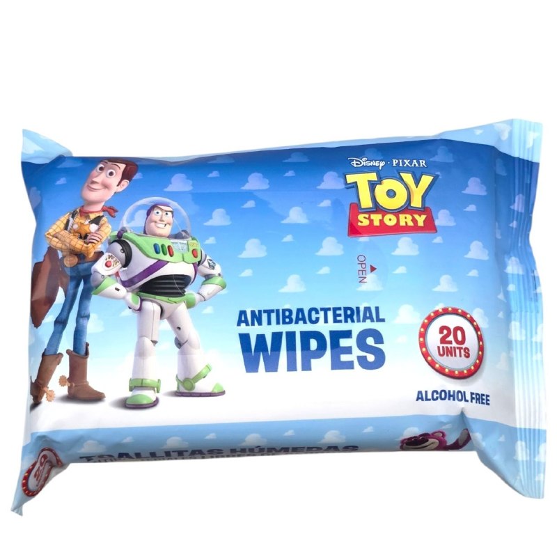 TOALLITAS HUMEDAS ANTIBACTERIALES PARA NIÑOS TOY STORY 20UND