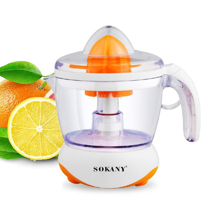 MAQUINA EXTRACTOR DE JUGO, EXPRIMIDOR DE CITRICOS, WK-725, 45W, 700ML SOKANY