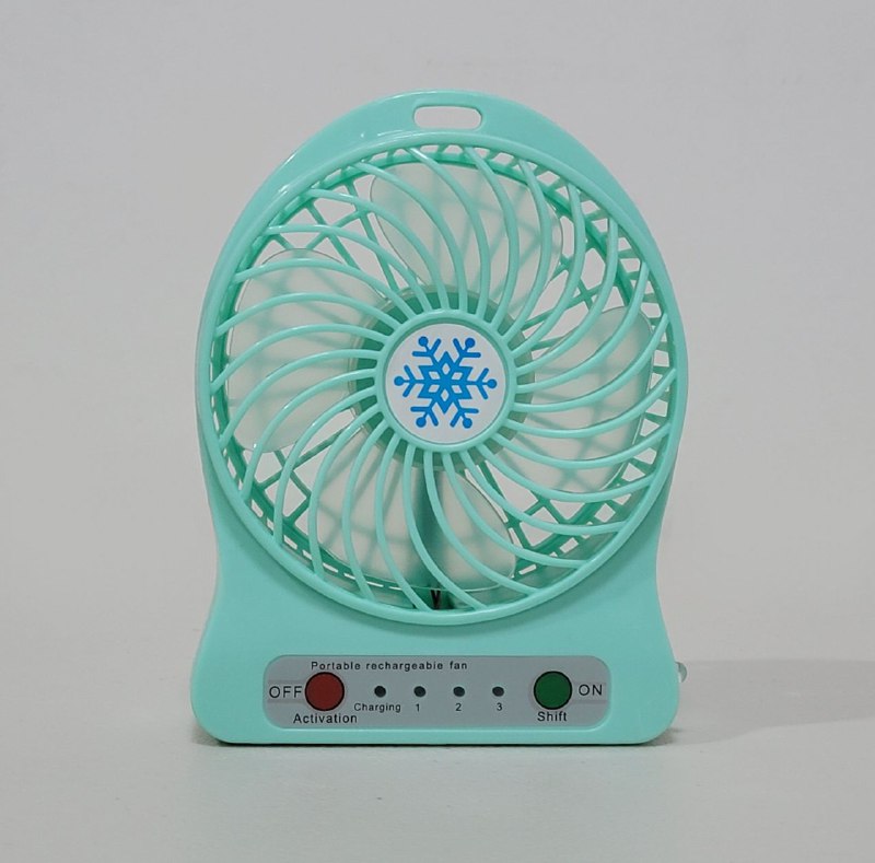 VENTILADOR DE MANO O MESA RECARGABLE PORTABLE FAN