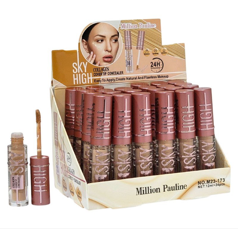 CORRECTOR DE COLAGENO DE LARGA DURACION DE ACABADO NATURAL MILLION PAULINE 12ML (DUPE DE MAYBELLINE)