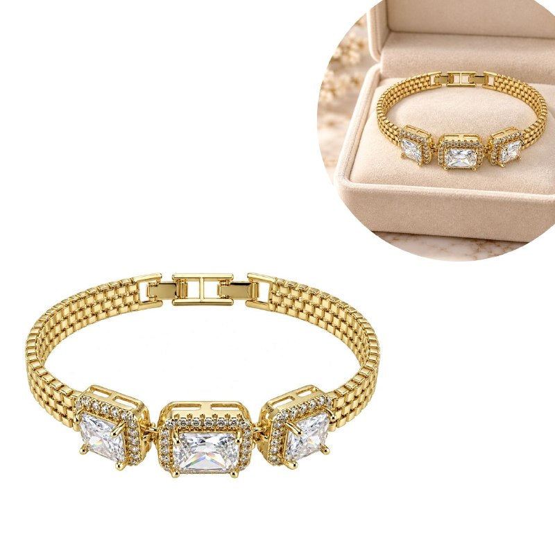 PULSERA DE ENCHAPE PARA DAMA 16CM
