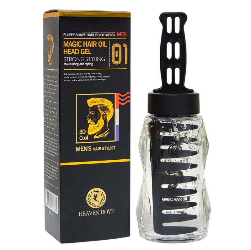 GELATINA GEL PARA EL CABELLO DE ACABADO MATE 280ML, CREA UN PEINADO NATURAL, ESPONJOSO Y LIGERO DURADERO Y RAPIDAMENTE HEAVE DOVE