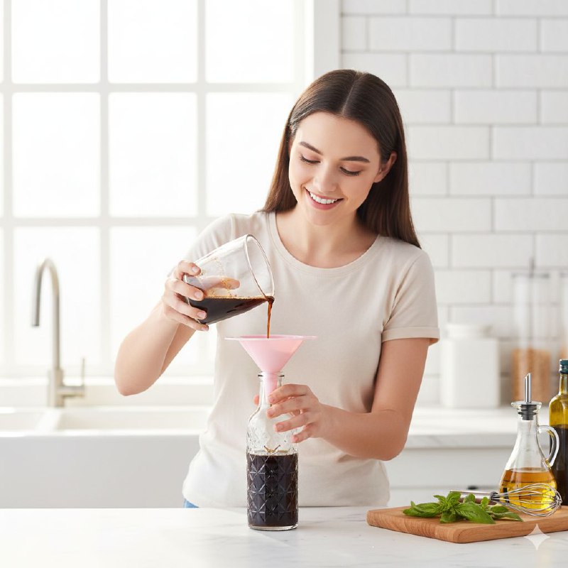 EMBUDOS DE PLASTICO PARA COCINA ELEGANTES PARA TRANSFERIR LIQUIDOS, ETC EN SET DE 3 PIEZAS