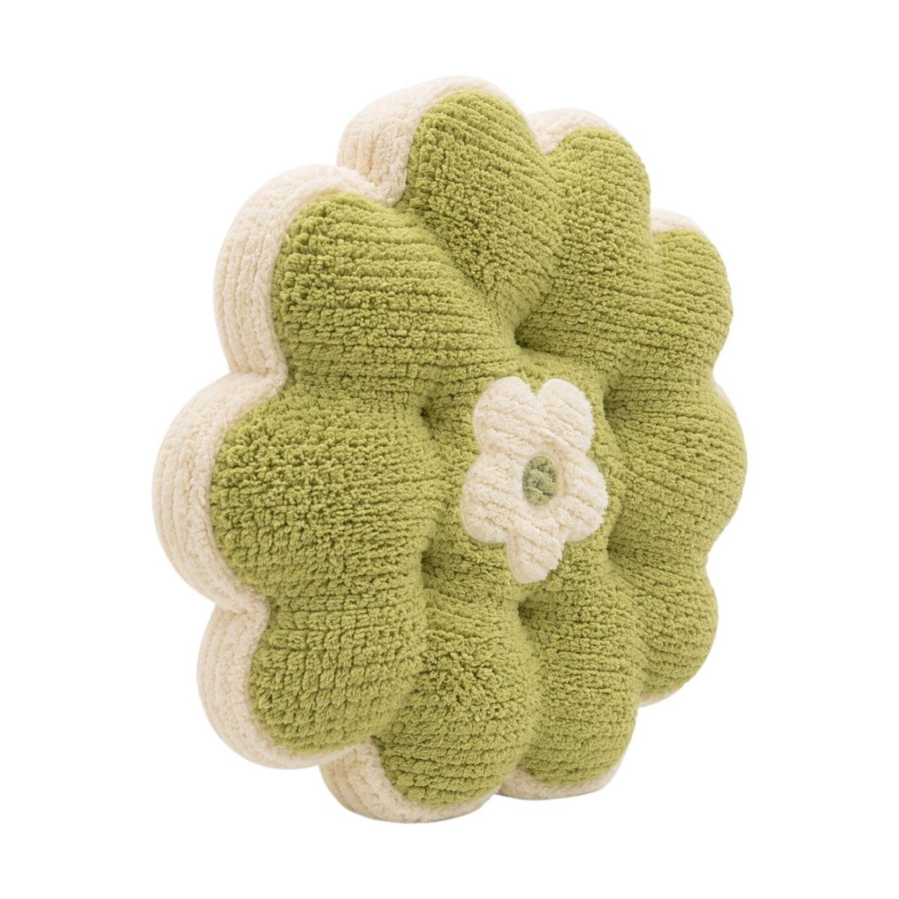 COJÍN EN FORMA DE FLOR PREMIUM ASIENTO DE PANA SUAVE Y DISEÑO ERGONÓMICO BICOLOR 42x46.3 CM