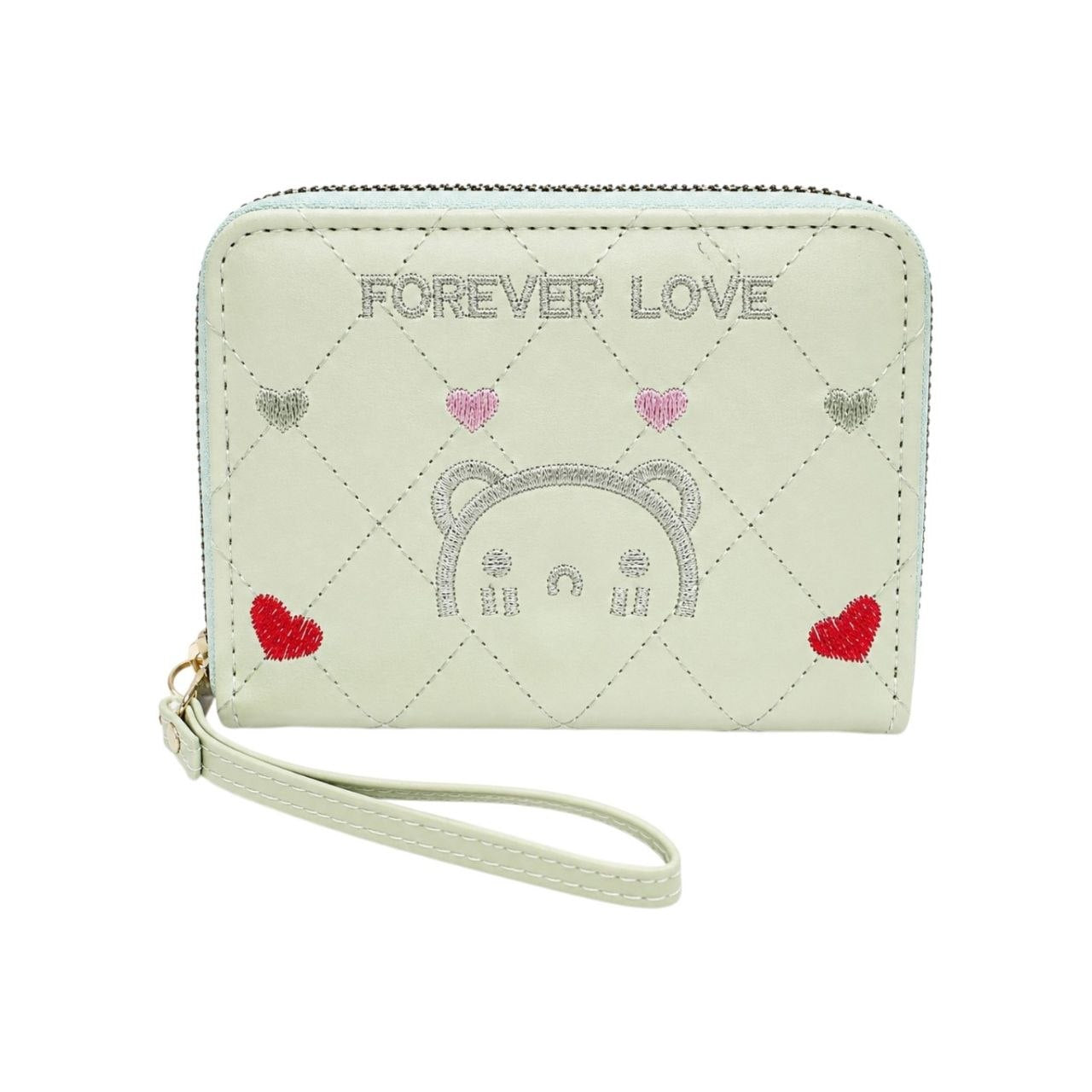 MONEDERO ACOLCHADO ESTILO UN TOQUE DE DULZURA INTERIOR ES SUMAMENTE FUNCIONAL 12X15CM