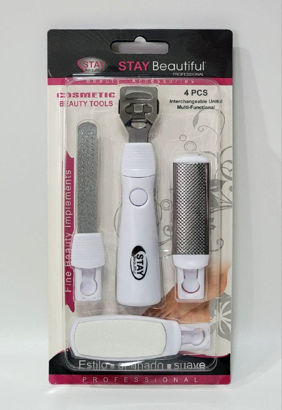 SET MANICURE, DE PEDICURA MULTIFUNCIONAL DE CERAMICA PROFESIONAL INTERCAMBIABLES STAY BEAUTIFUL PROFESSIONAL 4UND