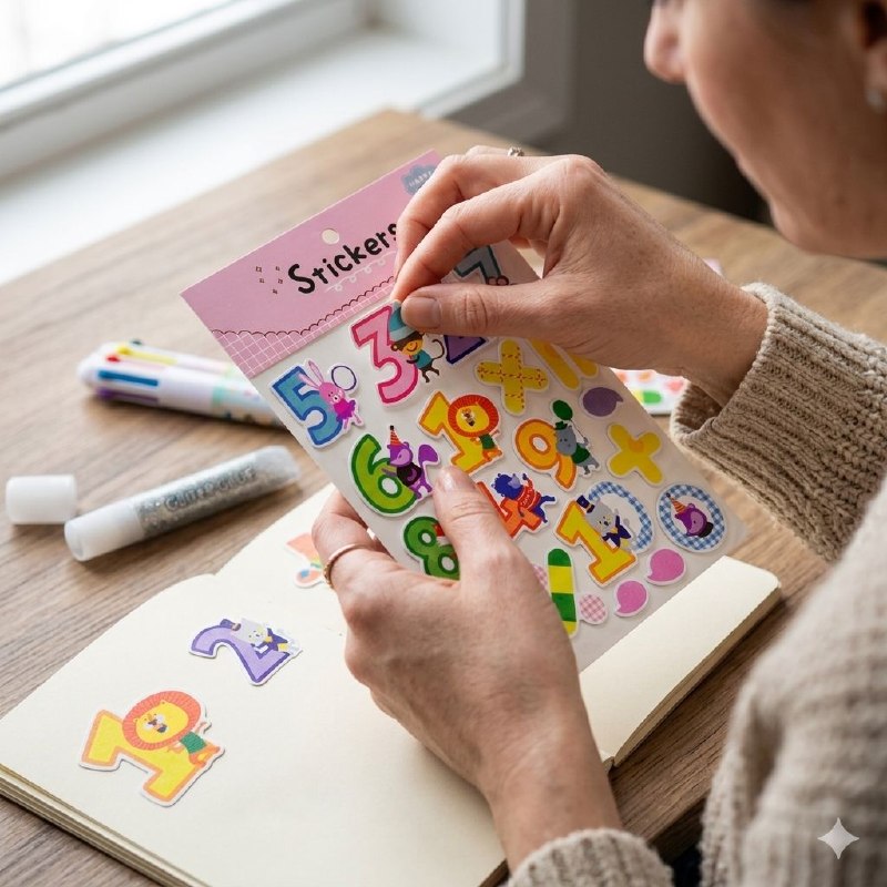 STICKERS DE DECORACION Y ESTIMULACION DE APRENDIZAJE PARA NIÑOS