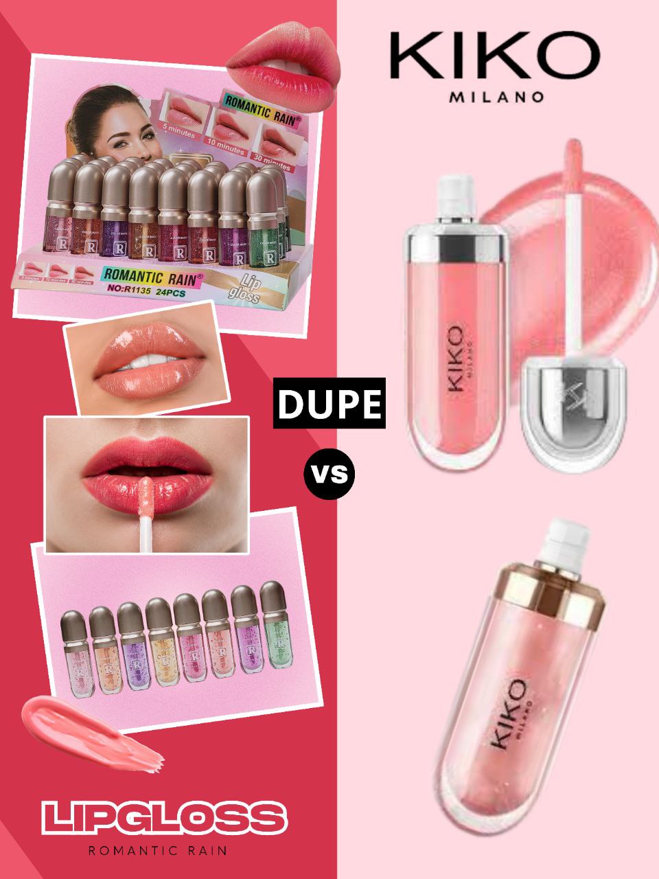 BRILLO LABIAL MAGICO LIP GLOSS COLOR MAGIC ROMANTIC RAIN (DUPE DE KIKO)