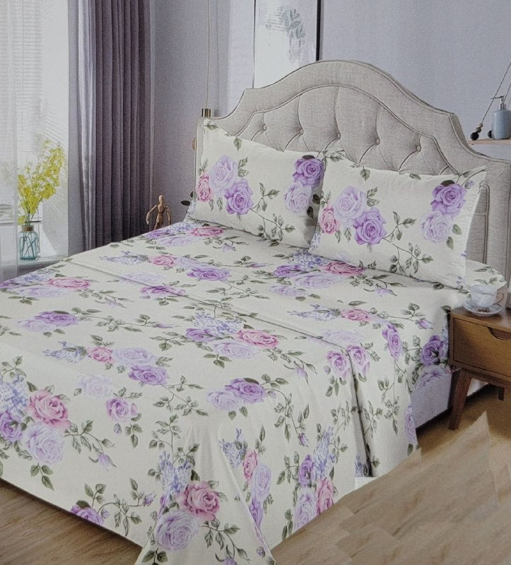 JUEGO DE SABANAS DE LUJO TAMAÑO KING DE 4PCS BENELI HOME