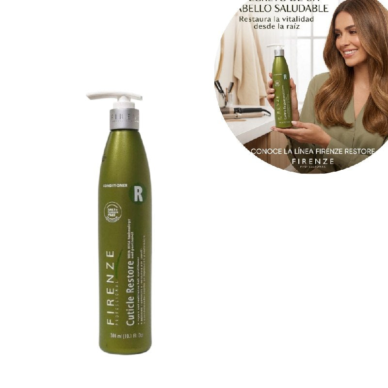 ACONDICIONADOR HIDRATANTE, NUTRITIVO Y REPARADOR DE CUTICULA DEL CABELLO FIRENZE 300ML