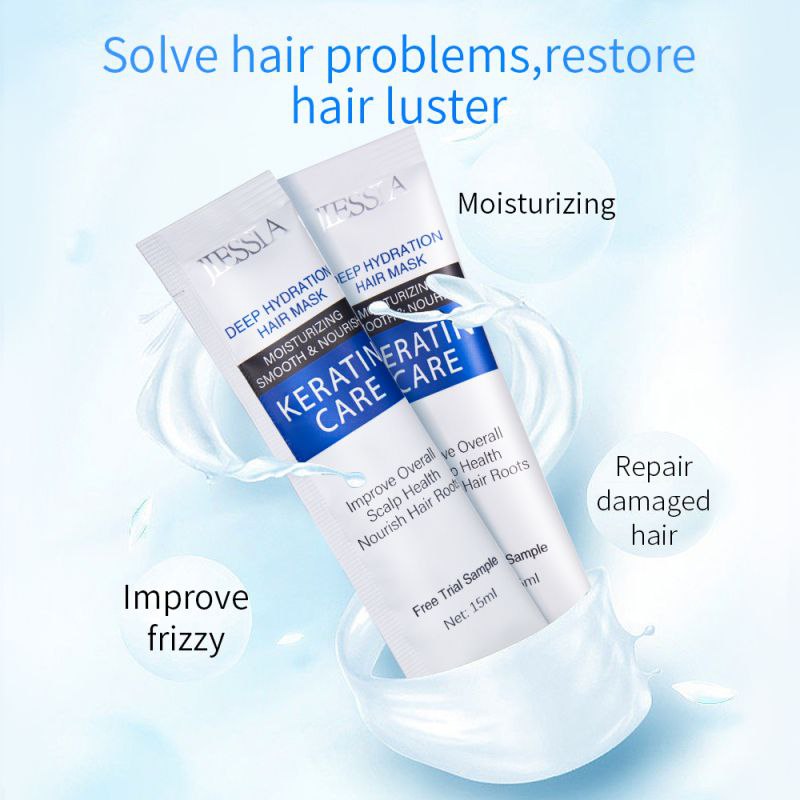 MASCARILLA PARA EL CABELLO DE HIDRATACION PROFUNDA DE QUERATINA JIESSIA