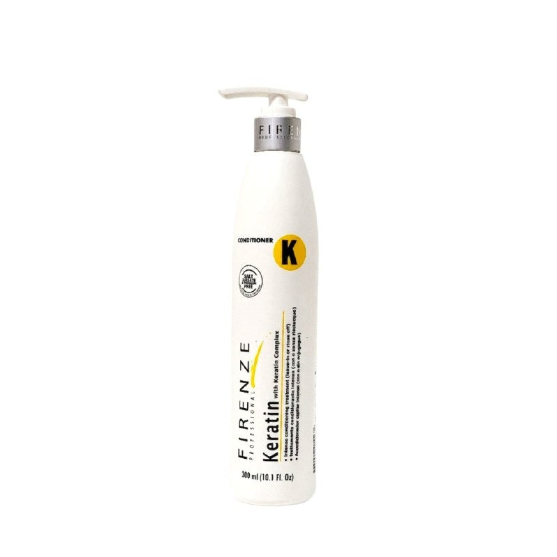 ACONDICIONADOR 3 EN 1, ACONDICIONA, CREMA DE PEINAR O PROTECTOR TERMICO LIBRE DE SAL FIRENZE 300ML