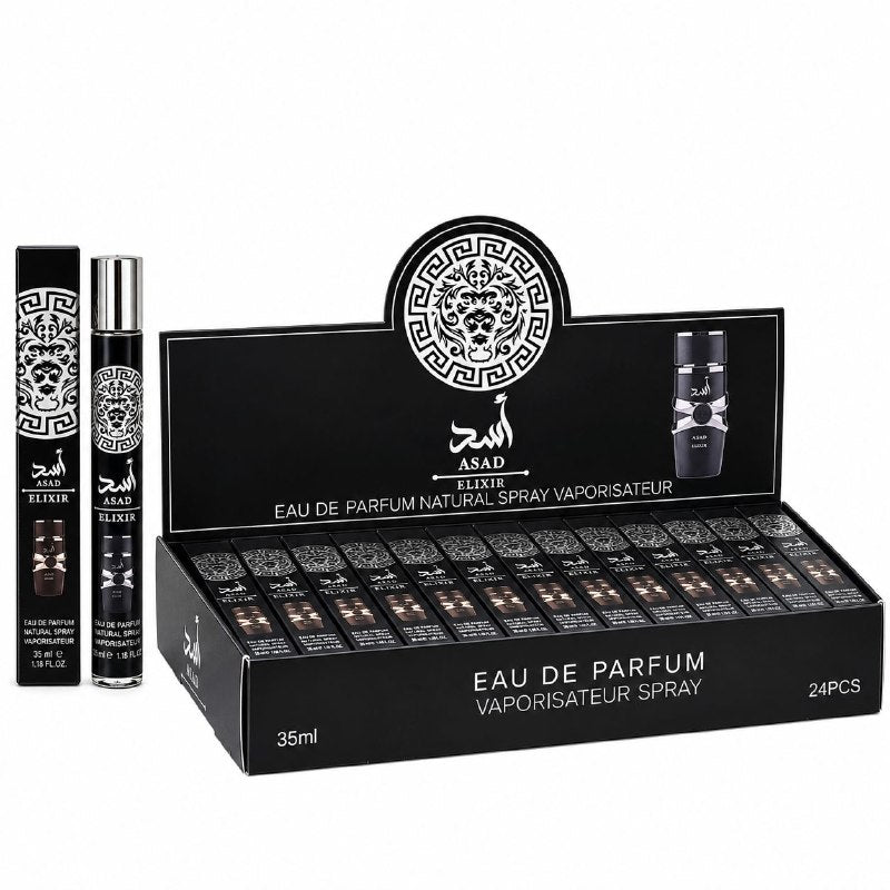 PERFUME EN TUBO ASAD ELIXIR EDP 35ML (H) (AROMA SIMILAR LATTAFA ASAD ELIXIR)