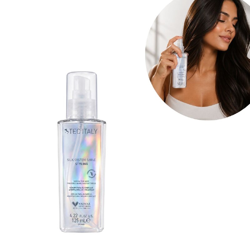 SUERO CAPILAR ACONDICIONADOR, APORTADOR DE BRILLO E ILUMINADOR CON AMINOACIDOS DE SEDA TEC ITALY 125ML