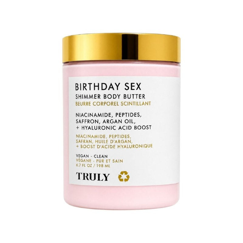 CREMA CORPORAL ILUMINADORA TRULY BIRTHDAY SEX 198ML