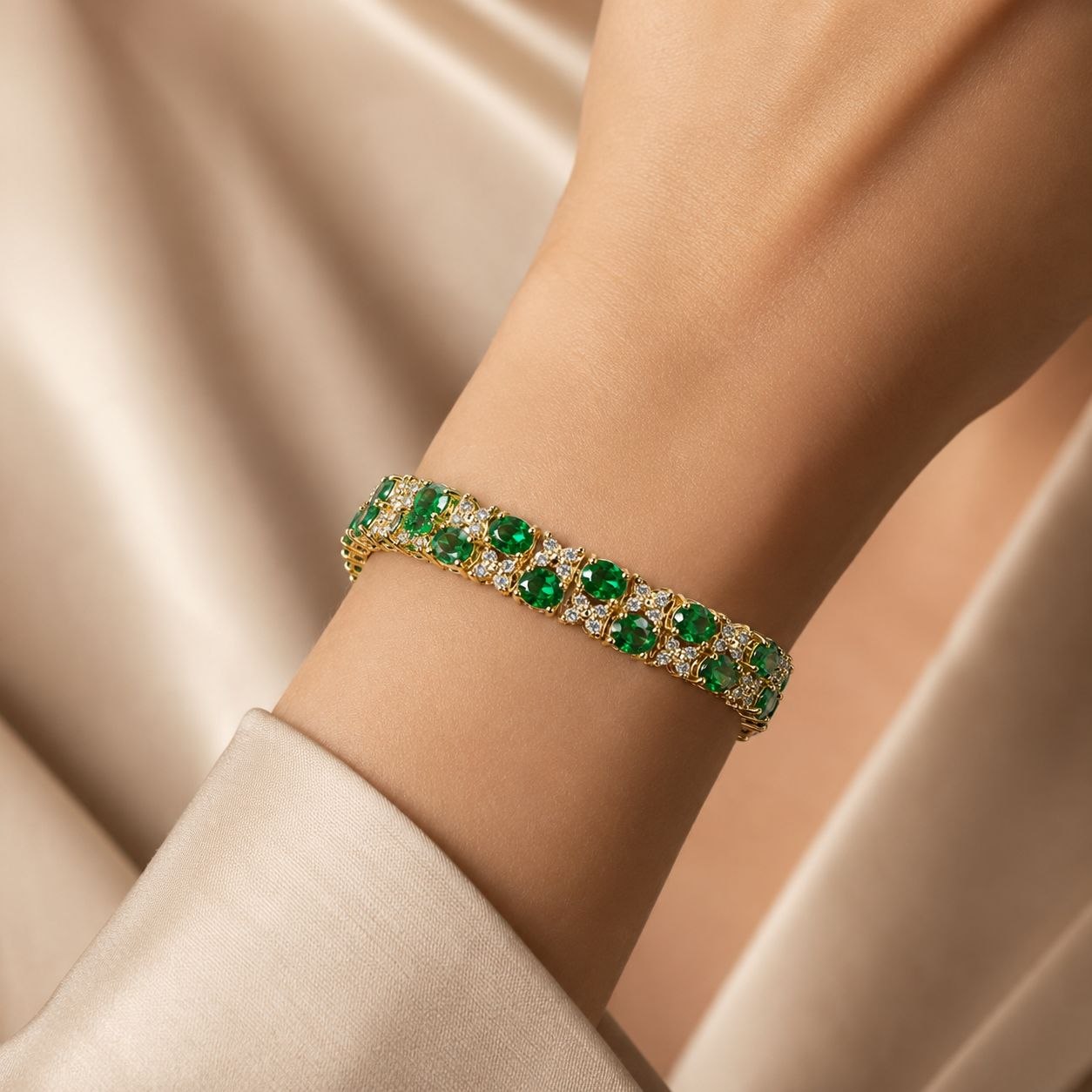 PULSERA DE ENCHAPE PARA DAMA