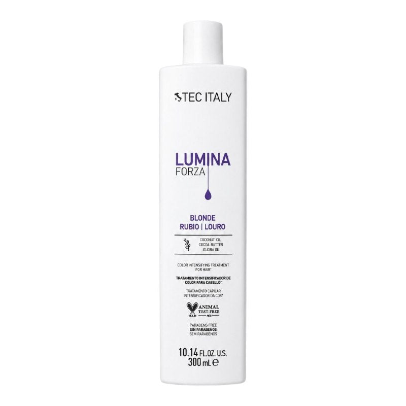 TRATAMIENTO CAPILAR INTENSIFICADOR DE COLOR PARA CABELLO RUBIO Y PLATINADO TEC ITALY 300ML