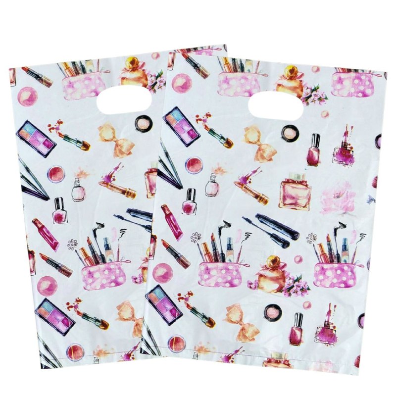 BOLSA DE REGALO PLASTICA MEDIANA 25X35CM, PAQUETE 100UND