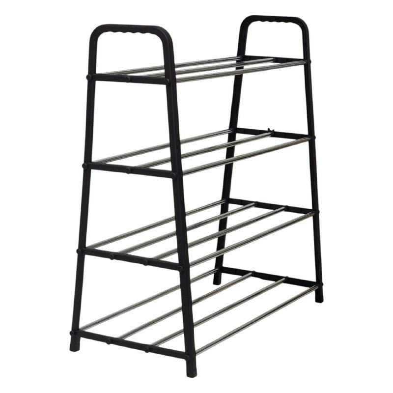 ORGANIZADOR ZAPATERA PLASTICA DE 4 NIVELES, AHORRO DE ESPACIO, ALMACENA HASTA 12 PARES DE ZAPATOS NORDIC WIND 58X28X62CM