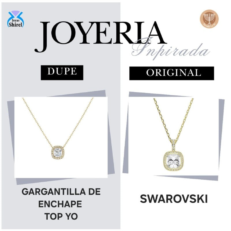 GARGANTILLA DE ENCHAPE PARA DAMA 2.3CM (DUPE DE SWAROVSKI)