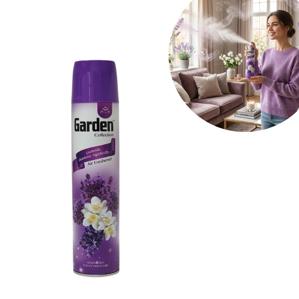 AMBIENTADOR EN SPRAY AROMA A LAVANDA GARDEN COLLECTION 300ML