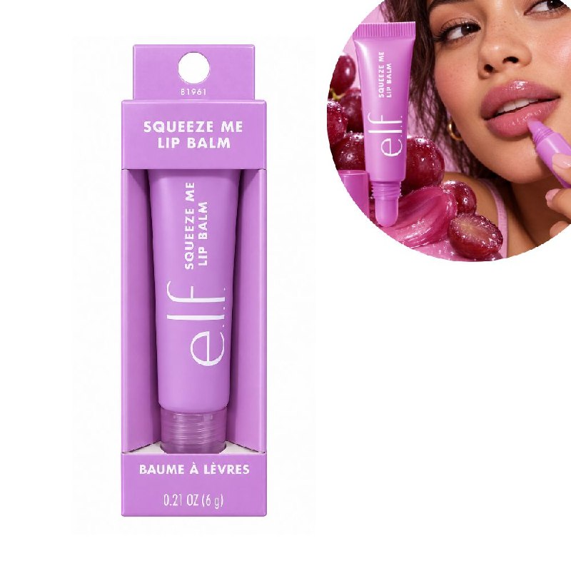 BALSAMO LABIAL HIDRATANTE Y SUAVIZANTE SABOR UVA ELF 6G