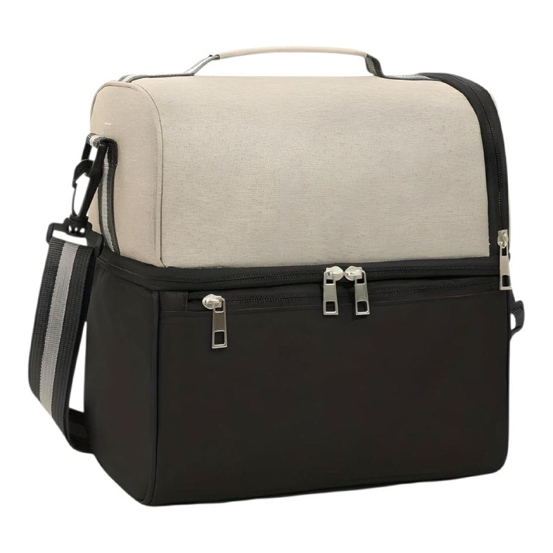 LONCHERA TERMICA DE GRAN CAPACIDAD IMPERMEABLE 25X26CM