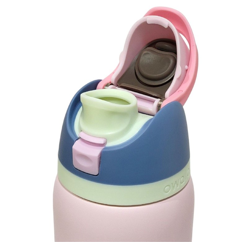 BOTE ORIGINAL TERMICO BOTELLA DE AGUA, AISLAMIENTO Y PAJILLA INCORPORADA, FACIL DE LIMPIAR, RESISTENTE A MANCHAS Y OLORES, 24H FRIO, 2 FORMAS DE BEBER OWALA 32OZ